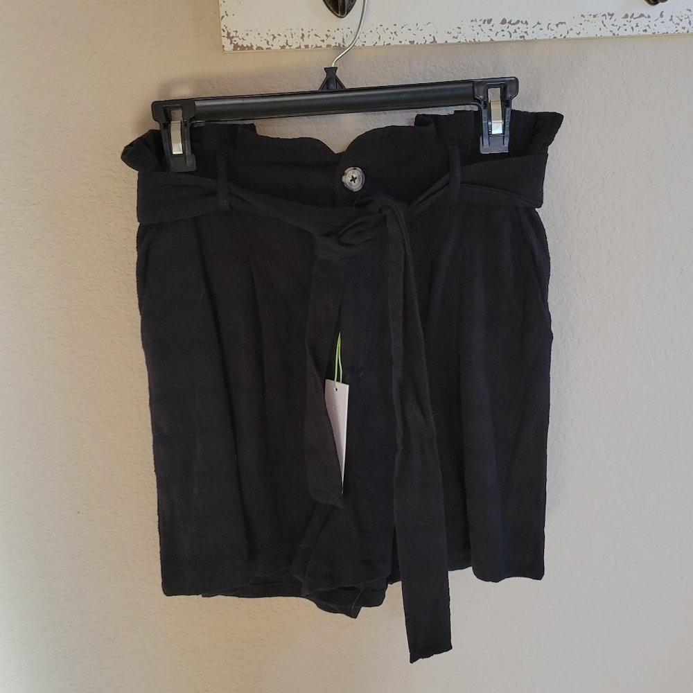 Black Paperbag shorts
